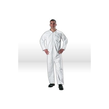 Lakeland Flame Resistant Coverall, Pyrolon Plus II Flame Resistant Fabric Coverall with zipper X Large 07412-XL